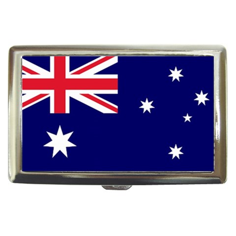 Australian Flag Cigarette Money Case from ArtsNow.com Front