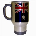 Australian Flag Travel Mug (Silver Gray)