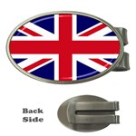 British English Flag Money Clip (Oval)