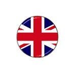 British English Flag Hat Clip Ball Marker