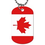 Canadian Flag Dog Tag (One Side)