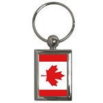 Canadian Flag Key Chain (Rectangle)