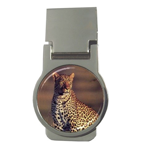 Leopard Money Clip (Round) from ArtsNow.com Front