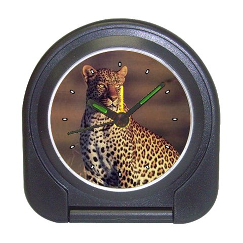 Leopard Travel Alarm Clock from ArtsNow.com Front