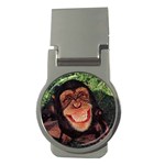 Chimp Chimpanzee Money Clip (Round)