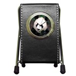 Panda Bear Pen Holder Desk Clock