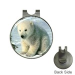 Polar Bear Cub Golf Ball Marker Hat Clip