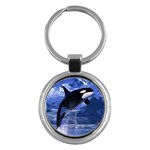 Orca Killer Whale Key Chain (Round)