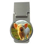 Pig Piglet Money Clip (Round)