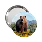 Grizzly Bear 2.25  Handbag Mirror