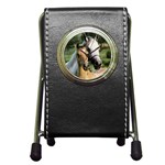 Horse And Colt Pen Holder Desk Clock