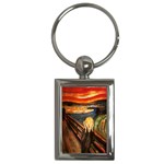 Scream Munch Key Chain (Rectangle)