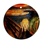 Scream Munch Ornament (Round)