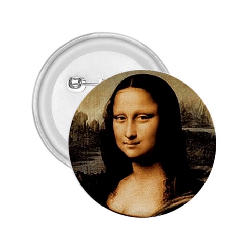 Mona Lisa Da Vinci 2.25  Button from ArtsNow.com Front