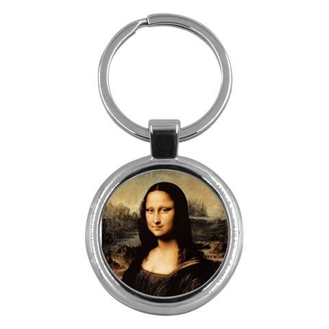 Mona Lisa Da Vinci Key Chain (Round) from ArtsNow.com Front