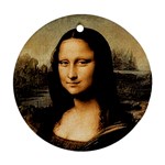 Mona Lisa Da Vinci Ornament (Round)