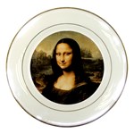 Mona Lisa Da Vinci Porcelain Plate