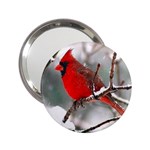 Cardinal Red Bird 2.25  Handbag Mirror