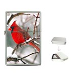 Cardinal Red Bird Flip Top Lighter