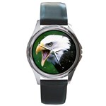 Eagle Round Metal Watch