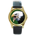 Eagle Round Gold Metal Watch