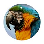 Macaw Parrot Ornament (Round)