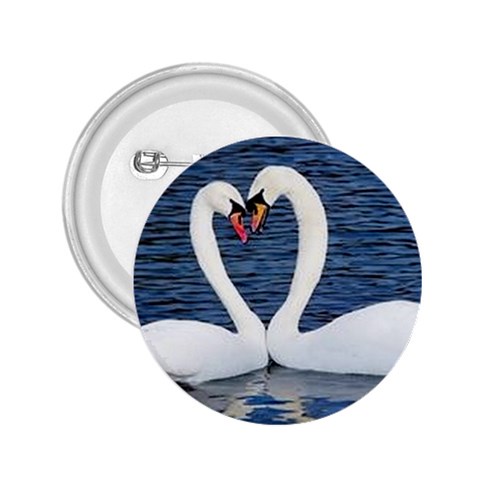 Swans 2.25  Button from ArtsNow.com Front