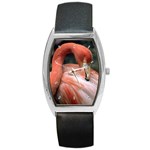 Flamingo Barrel Style Metal Watch