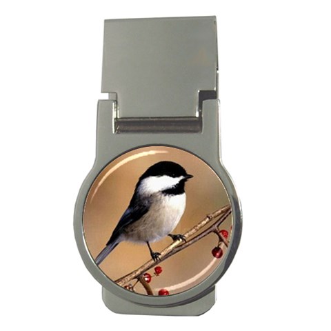 Chickadee Money Clip (Round) from ArtsNow.com Front