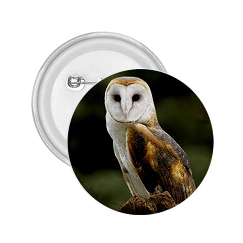 Owl 2.25  Button from ArtsNow.com Front