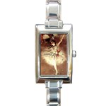 Degas Ballerina Rectangular Italian Charm Watch