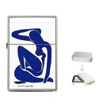 Matisse Blue Nude Flip Top Lighter