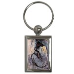 Blue Nude Picasso Key Chain (Rectangle)