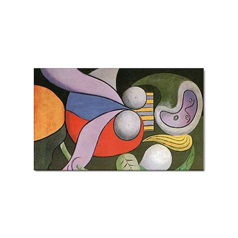 Femme a La Fleur Picasso Sticker (Rectangular) from ArtsNow.com Front