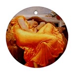 Flaming June Leighton Ornament (Round)