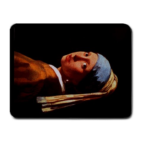 Girl with a Pearl Vermeer Small Mousepad from ArtsNow.com Front