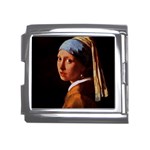 Girl with a Pearl Vermeer Mega Link Italian Charm (18mm)