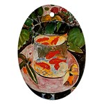 Goldfish Matisse Ornament (Oval)