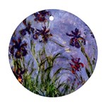 Irises Monet Ornament (Round)