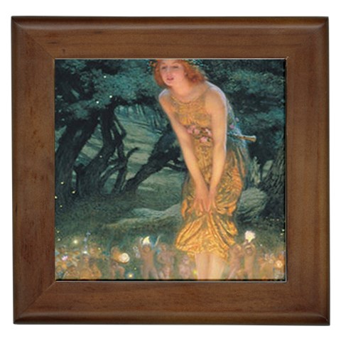 Midsummer Eve Hughes Framed Tile from ArtsNow.com Front