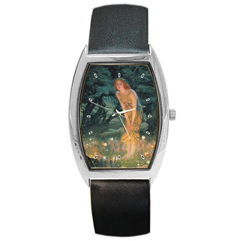 Midsummer Eve Hughes Barrel Style Metal Watch from ArtsNow.com Front