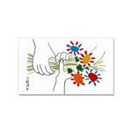 Petite Fleurs Picasso Sticker (Rectangular)