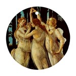 Three Graces Botticelli Ornament (Round)