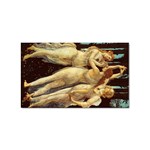 Three Graces Botticelli Sticker (Rectangular)