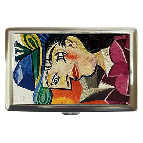 Woman with Blue Hat Picasso Cigarette Money Case from ArtsNow.com Front