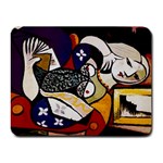 Woman with Book Picasso Small Mousepad