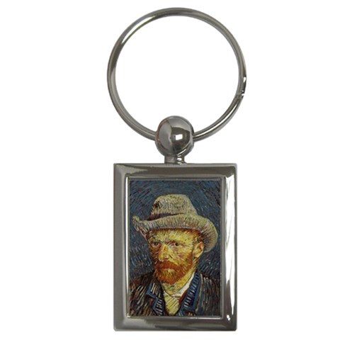 Self Portrait Van Gogh Key Chain (Rectangle) from ArtsNow.com Front