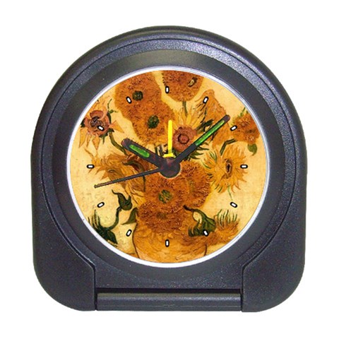 Vase With Sunflowers Van Gogh Travel Alarm Clock from ArtsNow.com Front