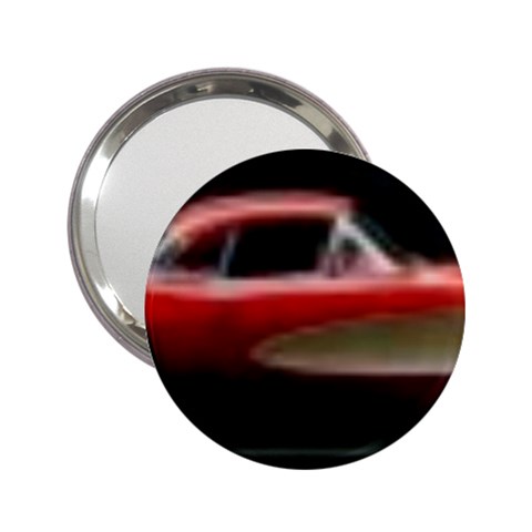 red corvette 2.25  Handbag Mirror from ArtsNow.com Front