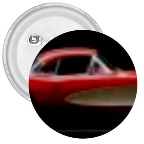 red corvette 3  Button from ArtsNow.com Front